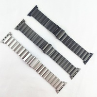 Nouveau bracelet de montre en métal en alliage de titane de luxe pour bracelets Apple Watch Ultra 2/8/SE avec adaptateurs en titane pour iWatch 41MM 45MM