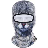 Cagoule unisexe GECKO MASTER style animal - Matière polyester, ajustement réglable, utilisation extérieure pour le cyclisme/le ski/le snowboard