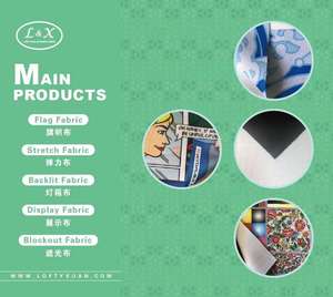 DIN4102 B1 retardante de fuego 110gsm de la bandera de tela - Product Image 5