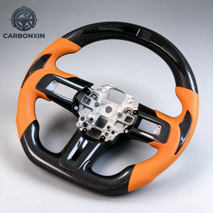 Volante de Fibra de Carbono Forjado Personalizado para Ford Mustang Gt 350 S550 S650 S197 Ecoboost 2024 2019 2017 2013 2016 - Product Image 3