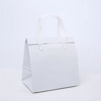 Sac thermique non tissé étanche avec logo personnalisé sac isotherme isolé en feuille d'aluminium sacs isothermes pour la livraison de nourriture dessert déjeuner à emporter