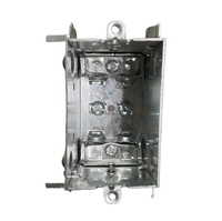 CETL a énuméré 1104-LHA 3 "* 2" * 2-1/2 "12.5 Cu. Boîte à dispositifs groupables en acier galvanisé Boîte de jonction métallique facile Boîte de sortie d'interrupteur