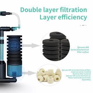 Qanvee Usb 5V Elektrische Spons Vis Filter Voor Zout En Zoet Water Klein <span class=keywords><strong>Aquarium</strong></span> Plastic Schuimfilter - Product Image 4