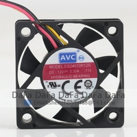 Ventilateur de refroidissement AVC 5V 24V 48V DC 12V 0.30A AC EC 4010 40X40X10MM 4CM Micro à trois fils avec mesure de vitesse et haut débit d'air DS04010R12S