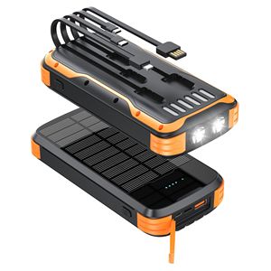 แบตเตอรี่สำรองพลังงานแสงอาทิตย์ Xionel Energy ความจุ 20000mAh 40000mAh พร้อมสายชาร์จเร็วในตัว สำหรับใช้งานกลางแจ้ง - Product Image 5