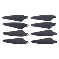 8 pièces/ensemble HS360S/F5S PRO, pièces de rechange pour drones RC en matériau carbone, hélices noires, pales d'hélices