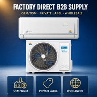 Aire Acondicionado Solar Split de 12000 BTU con Inversor DC para Hogar Fuera de la Red