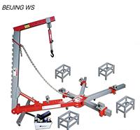 Machine de redressage de châssis automobile Beijing Ws avec bras articulé, banc en acier inoxydable, table de travail 2170x1900mm, système de mesure 2D, certifiée CE