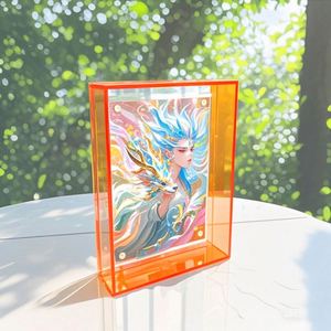 Transparent Acrylic Photo <b>Frame</b> & Display Rack FA03 (A4/<b>A5</b>/A6 Sizes) for Apparel Food Candy Advertising Posters - Product Image 3