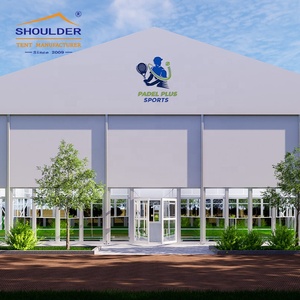 Copertura elettrica tetto esterno Paddle Tennis campo Cancha De Pickleball tenda struttura isolato in lega di alluminio tenda sportiva - Product Image 5