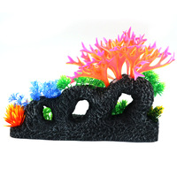 OG-216 Vente en gros, Ornement créatif en résine non toxique pour aquarium, Plante artificielle, Grotte cachette, Décoration de paysage pour aquarium