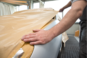 Maskeleme kağıt duvar ressamlar için zemin kaplama ince kağıt rulolar otomotiv boyama inşaat yüzey koruma - Product Image 6