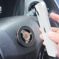 Support de téléphone portable multifonctionnel en alliage avec ventouse pour volant et lit, avec gyroscope de gravité intégré pour la navigation