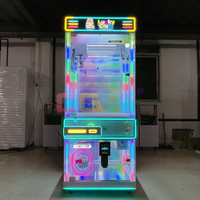 Machine à griffes transparente commerciale, machine à attraper les poupées, machine à attraper les boîtes mystères, machine de jeu à prix gagnant
