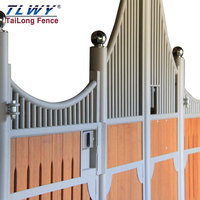 Caballo al aire libre Caja estable Metal Caballo estable Madera Puertas estables para caballos