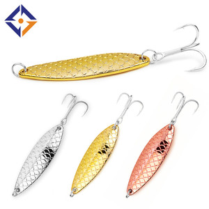 Peche Pesca New Style Hard Metal Spoon Fishing Lure Bait Spinners Ice Carp Fishing Tackle Spoon Lure
