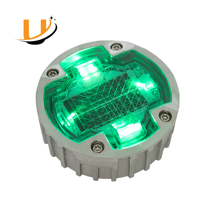 Горячая Распродажа, круглые светодиодные алюминиевые дорожные шпильки g105 на солнечных батареях