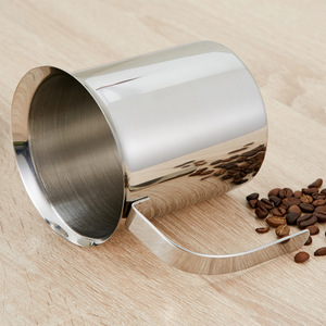 Espumador de Leche Manual de Acero Inoxidable Kafei Shi, 400 cc/800 cc, para Cafeterías y Cappuccinos - Product Image 4