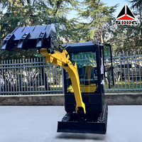 Mini-excavatrices SDDong Gong 0.8T/1.8T à prix abordables, exportables et personnalisables, mini-pelles chinoises économiques