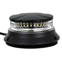 Balise magnétique LED à profil court avec lentille transparente accessoire de pieds à faible aimant pour voitures sur le toit accessoires d'éclairage automatique