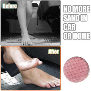 Toalla de playa de secado rápido para remover arena y limpiar la arena de la playa, ideal para uso doméstico y en la playa o el océano. - Product Image 3