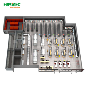Solución Completa para Supermercados de Calidad de la Marca Highbright con Diseño 3D - Product Image 1