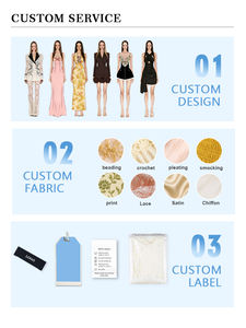 Gaun Pesta Wanita Vintage Khusus, Bahan Bernapas, Cocok untuk Acara Musim Panas - Product Image 3