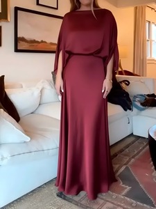 <span class=keywords><strong>Robe</strong></span> <span class=keywords><strong>de</strong></span> soirée <span class=keywords><strong>de</strong></span> luxe unie, <span class=keywords><strong>robe</strong></span> moulante sexy à découpe biais pour les fêtes, les mariages, les occasions spéciales, <span class=keywords><strong>robe</strong></span> maxi élégante en satin - Product Image 2