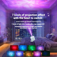 Projecteur Galaxie avec télécommande, ciel étoilé réglable, veilleuse LED, décoration de chambre, lampe nébuleuse Aurora, projecteur galaxie romantique