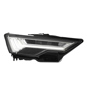 For 19-24 A6 Headlight Assembly Modification C8 Low Raised Five-<b>Bar</b> <b>LED</b> Matrix Flowing <b>Light</b> 12V 50W 12v <b>LED</b> Headlights for - Product Image 1