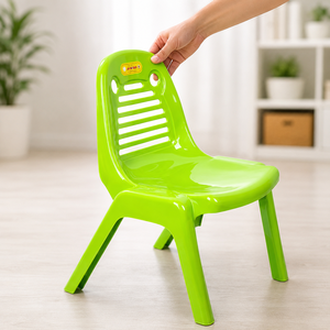 Chaise d'école ergonomique en PP vierge de qualité supérieure pour enfants, légère, portable, écologique, empilable, pour l'extérieur, facile à nettoyer, avec dossier incurvé - Product Image 3