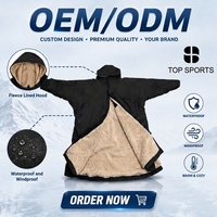 Robe de change imperméable personnalisée pour adultes, pour les sports de plein air