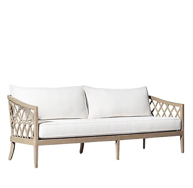 Ocio al aire libre sofá incomparable Muebles de madera de teca