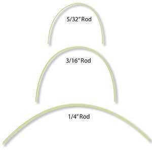 Tige flexible de fibre de verre d'équipement de soutien de sécurité électrique et de Cleanroom dans des tailles de 3mm 4mm 5mm 6mm - Product Image 3
