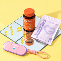 Flacon en plastique à large ouverture de 100 ml et 150 ml, vide, pour vitamines, médicaments, compléments alimentaires, capsules, comprimés, pilules, avec bouchon à clapet