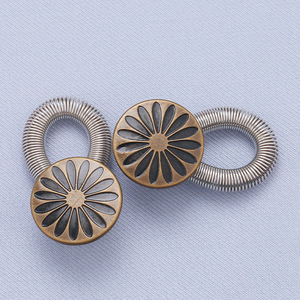 Botones Metálicos Ecológicos <span class=keywords><strong>de</strong></span> Aleación <span class=keywords><strong>de</strong></span> Zinc con Pedrería para Jeans Unisex, Extensor <span class=keywords><strong>de</strong></span> Cintura Mágico <span class=keywords><strong>y</strong></span> Broches para Pantalones - Product Image 2