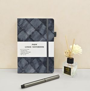 <span class=keywords><strong>Libreta</strong></span> de Negocios <span class=keywords><strong>A5</strong></span>, Mini Bloc de Notas con Encuadernación de Hojas Sueltas, Impresión UV, Páginas Gruesas con Líneas para Regalos Promocionales - Product Image 3