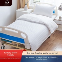 Draps d'hôtel, draps chirurgicaux, linge médical – Draps jacquard unis réversibles sur mesure, housses de couette, taies d'oreiller