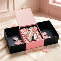 Boîte à parfum en carton personnalisée, emballage cadeau de luxe à double porte, impression pour marque de parfum