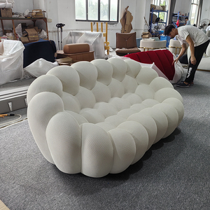 Modern Design Lazy Sofa Single Cream Wind Can Sleep <strong>Small</strong> <strong>Bedroom</strong> <strong>Small</strong> Sofa Balcony Fabric Leisure Lounge <strong>Chair</strong> - Product Image 4