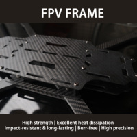 Châssis de drone FPV Cinelifter à charge lourde Zhanshen 13 pouces, empattement 593 mm, en fibre de carbone 3K T300, bras de 8 mm, prêt pour la numérisation HD