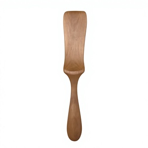 Spatule en bois naturel, ustensile de cuisine et de service, écologique, léger, durable, nouveau style chinois - Product Image 6