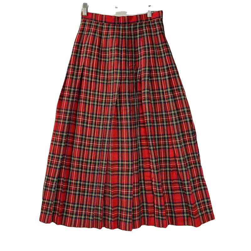 Womens Vintage Gray 100 Wool Skirt