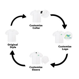 Fabricación Diseño personalizado Logo Uniformes escolares Vestido clásico Camisa <span class=keywords><strong>Peter</strong></span> Pan Blusa Niñas Ropa escolar Blusa de manga corta - Product Image 3