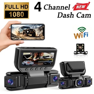 Cámara para Auto W7 de 4 Canales, 3 Pulgadas IPS, Visión Nocturna, WiFi, DVR para Auto, Cable OBD, Grabador HD 1080P, Control por Aplicación, Caja Negra para Auto - Product Image 1