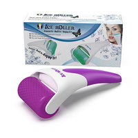 Rouleau de crème glacée refroidissante pour la peau, Offre Spéciale, soulagement de la douleur, dermaroller, lifting du visage, massage