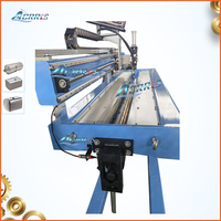 Soudeuse automatique TIG/MIG à soudure longitudinale de 500 mm pour réservoirs cylindriques en acier solaires, fabriquée en Chine, avec PLC et utilisation facile