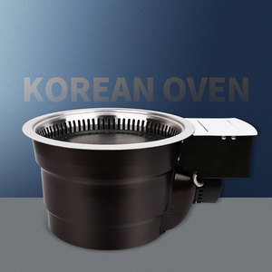 Brasero coreano <span class=keywords><strong>para</strong></span> barbacoa, parrilla redonda sin humo <span class=keywords><strong>para</strong></span> barbacoa de carbón - Product Image 3