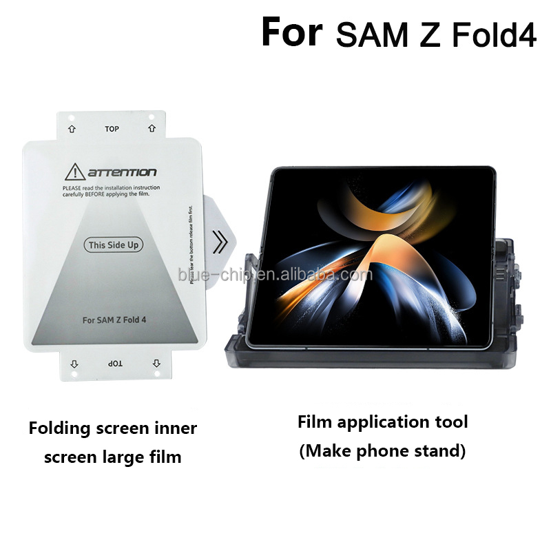 1. Pellicola protettiva grande per schermo interno con supporto per Samsung Z Fold4