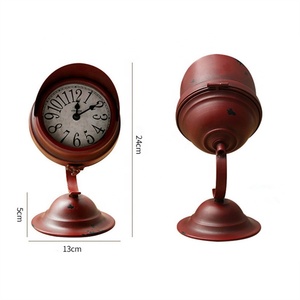 Qcy — horloge de bureau Vintage rétro en métal exquis, 25 modèle, Mini alarme de Table Unique - Product Image 5